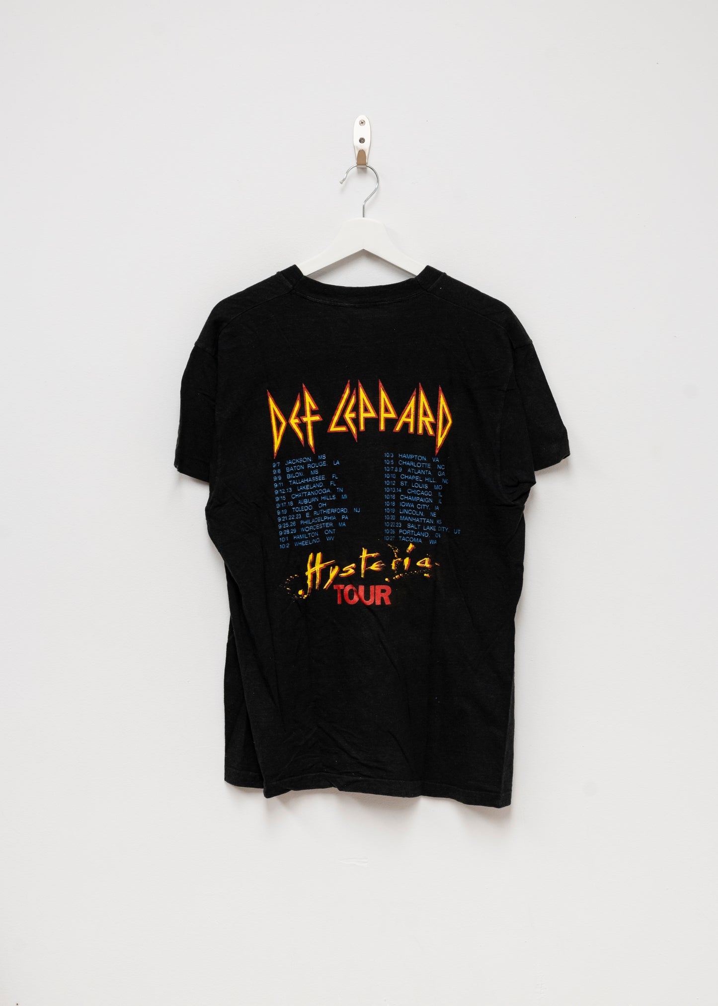 1988 Def Leppard Hysteria Tour T-Shirt