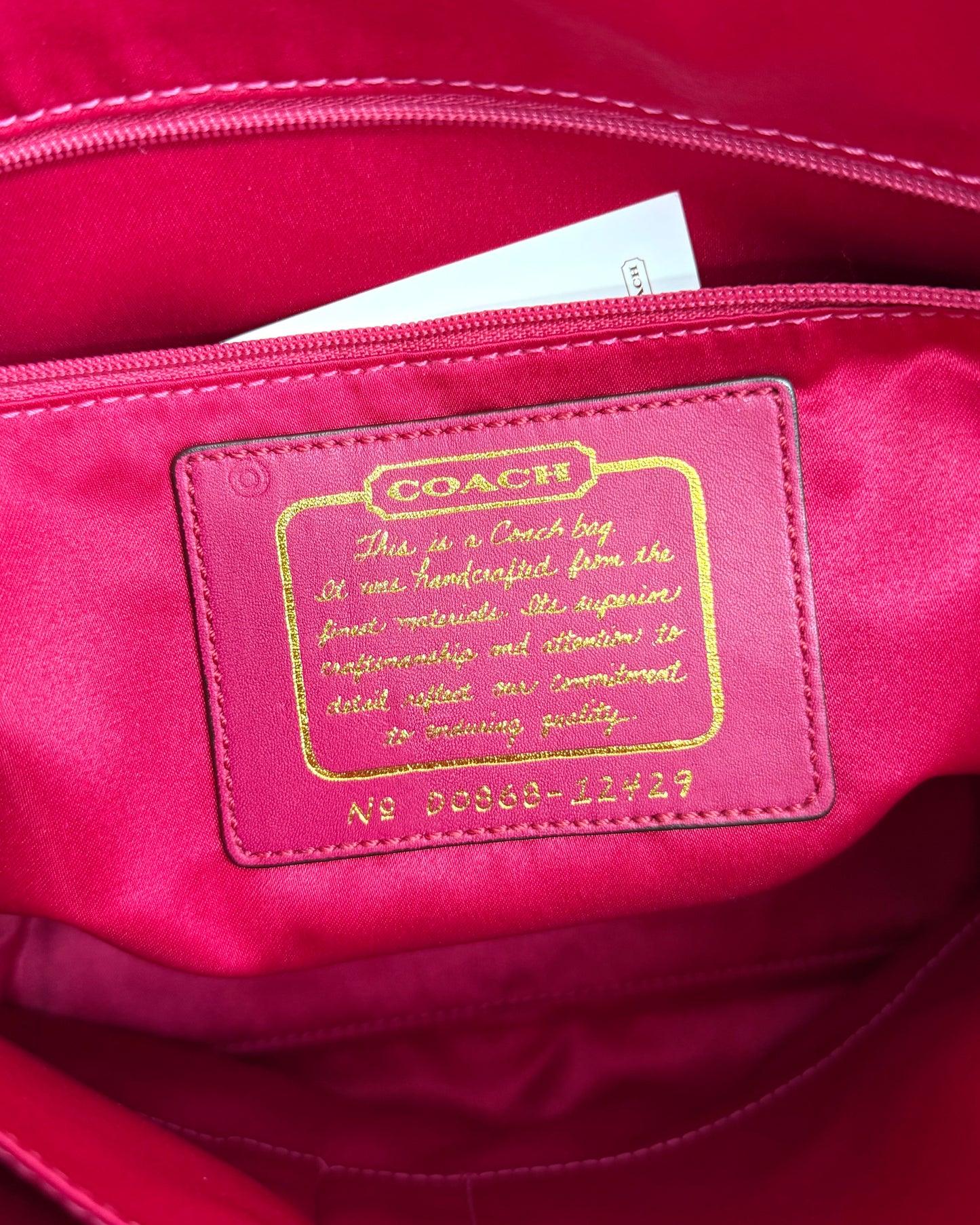 Coach Signature Stripe tote