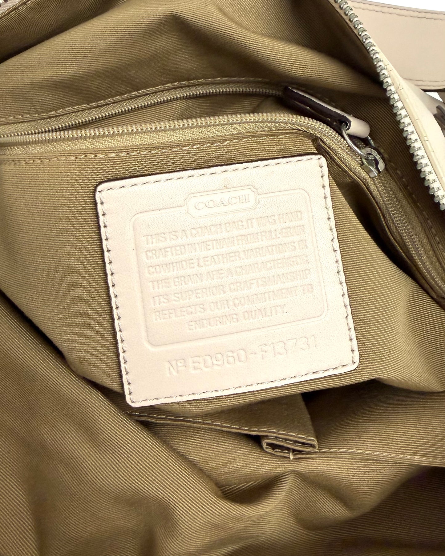 Leather Coach Soho hobo bag