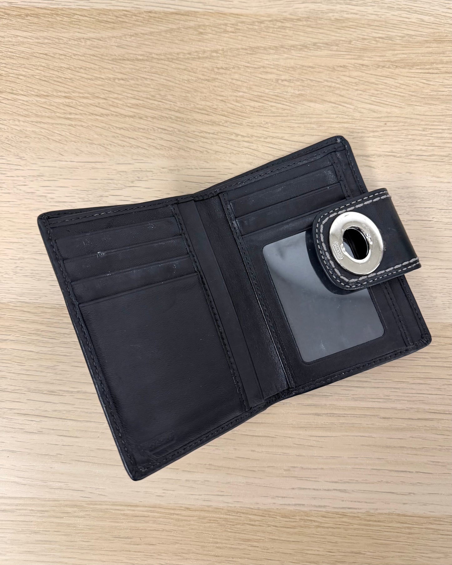 vintage COACH turnlock wallet