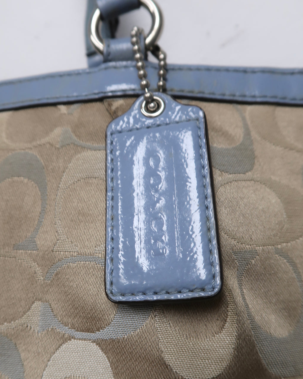 vintage Coach Signature Gallery East-West Tote Bag