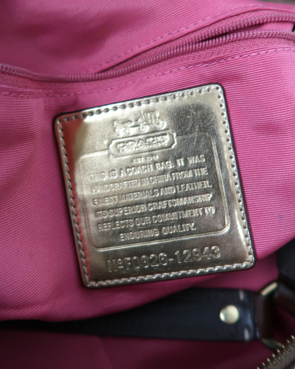 Coach Madison Op Art Sabrina Satchel Bag