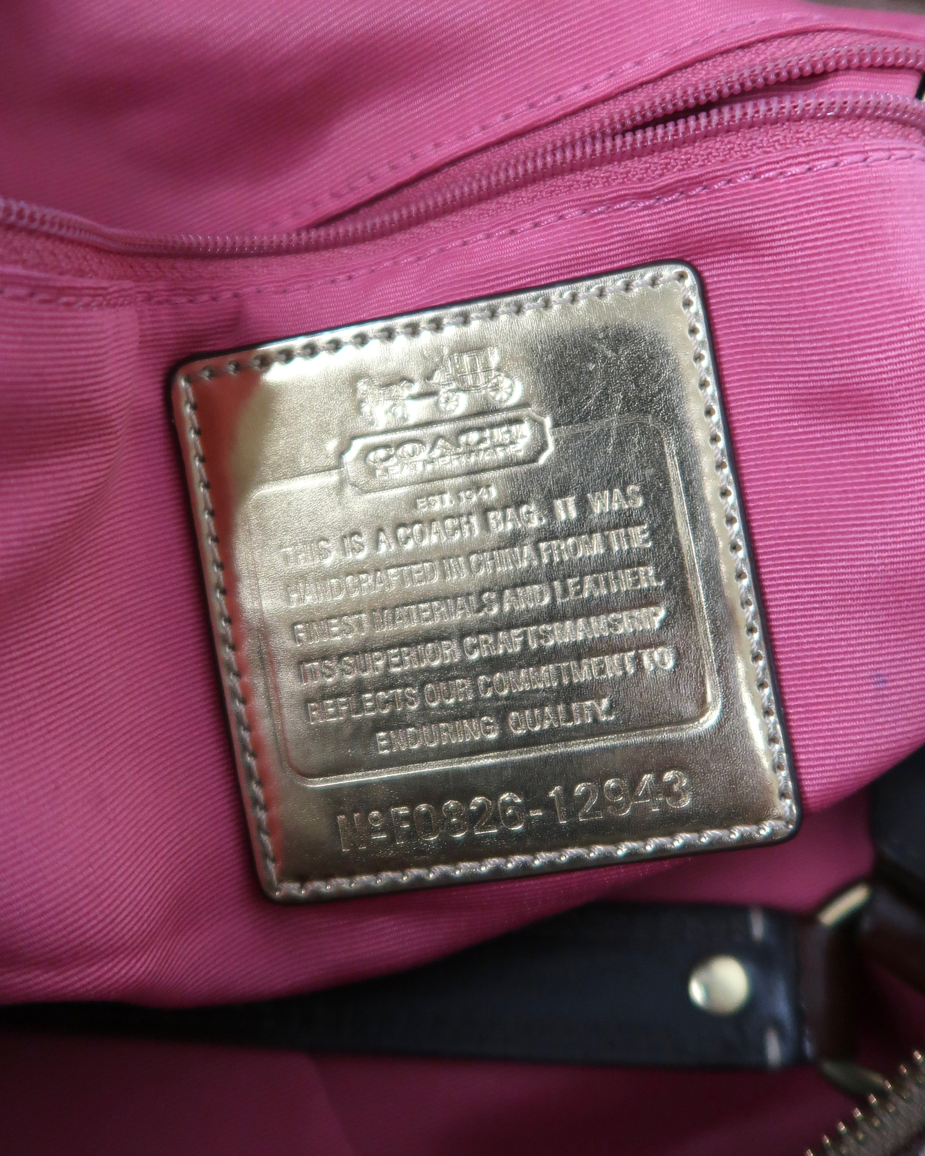 Coach Madison Op Art Sabrina Satchel Bag