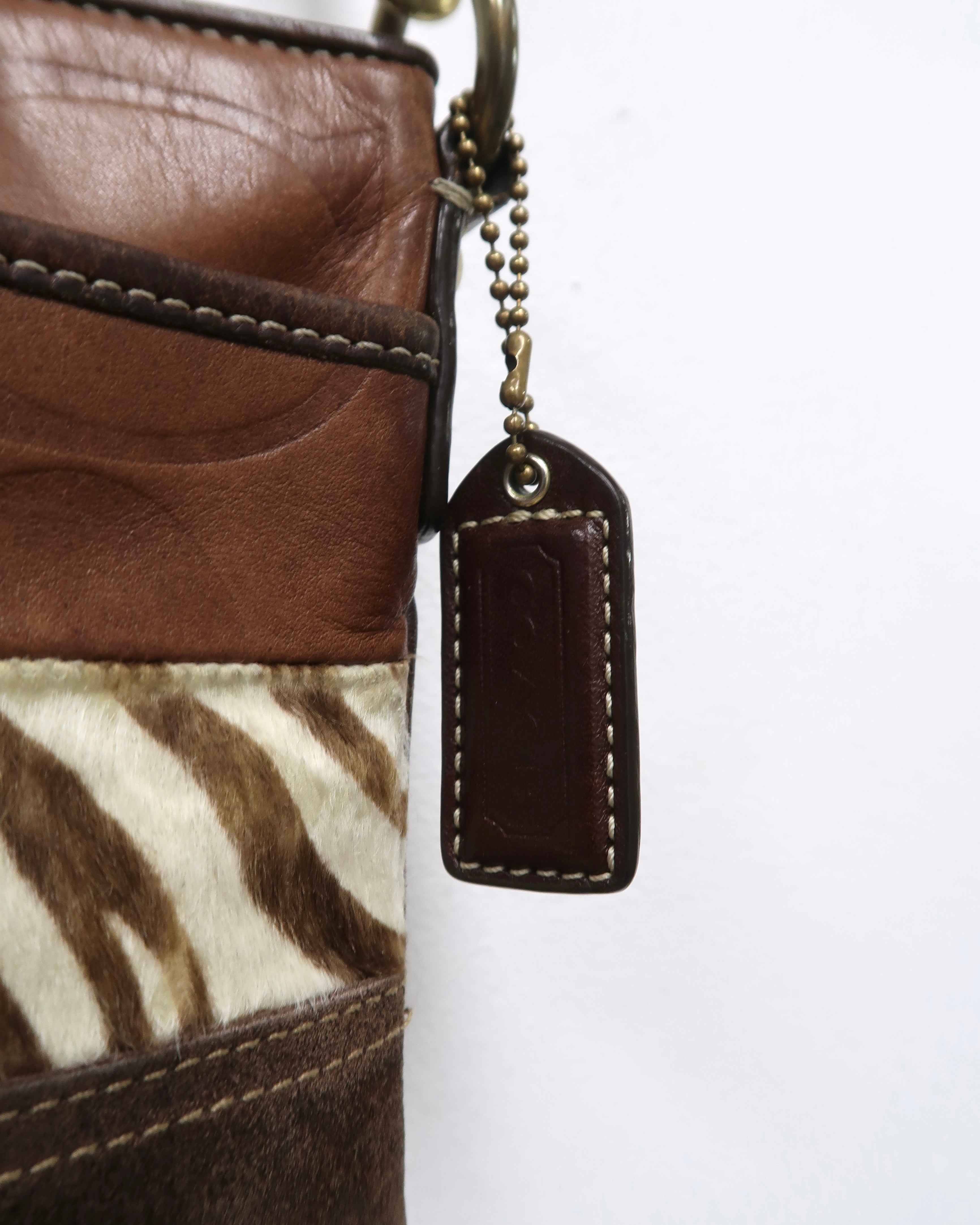 Coach patchwork swingpack flat crossbody bag