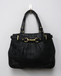 Vintage Coach Hamptons Pleated Leather Tote