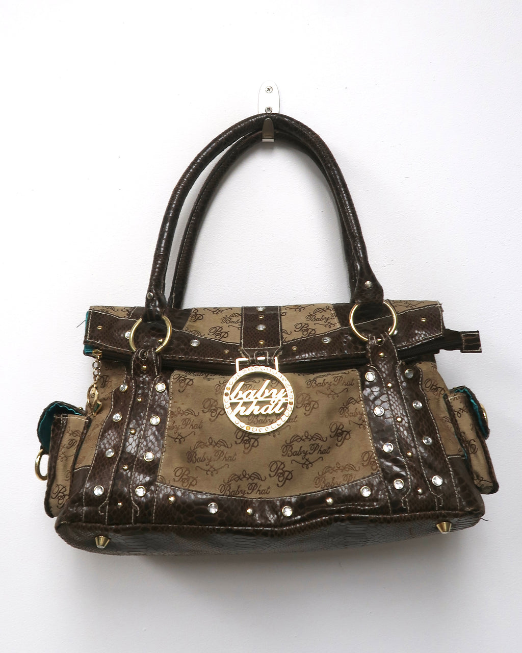 Y2K Baby Phat brown monogram bag