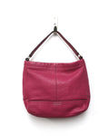 Coach leather shoulder hobo bag