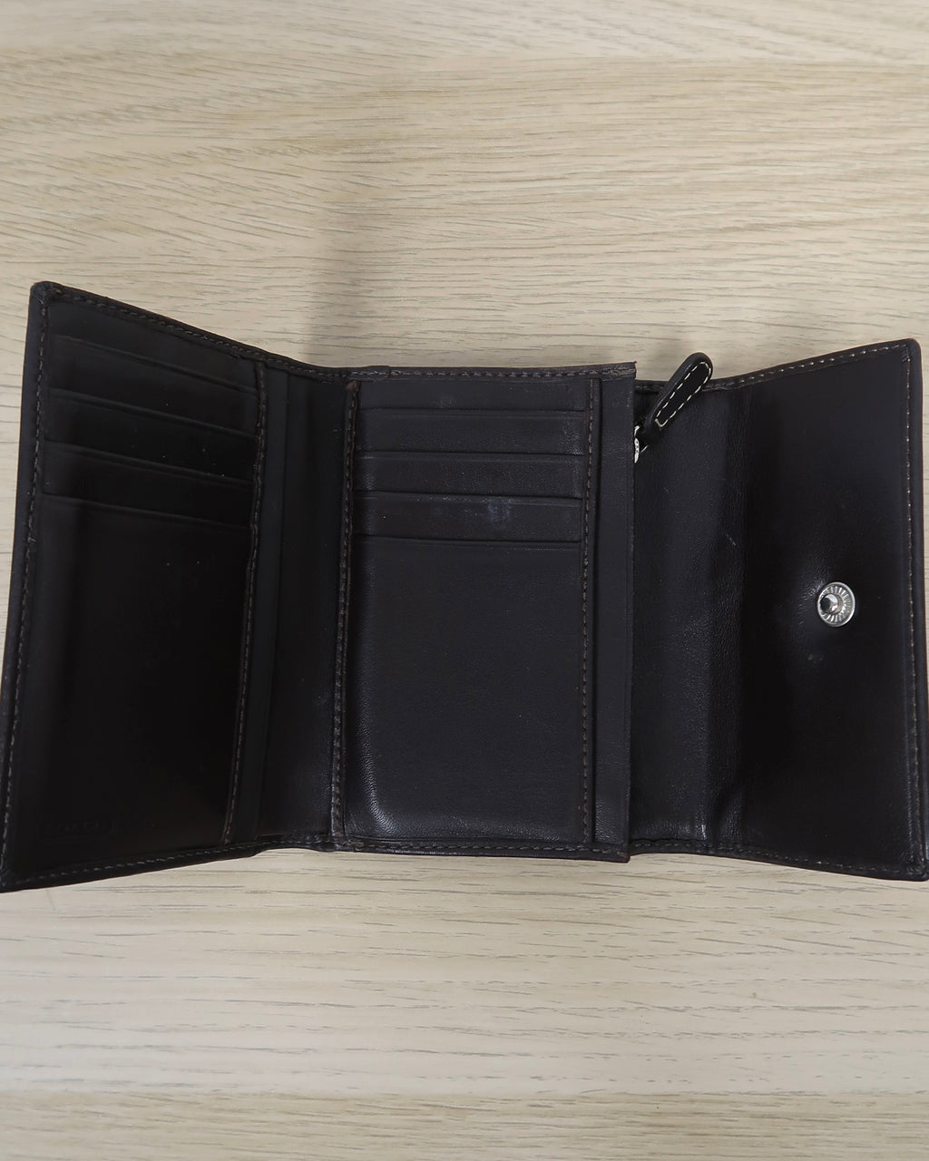 Coach Signature C Y2K compact wallet