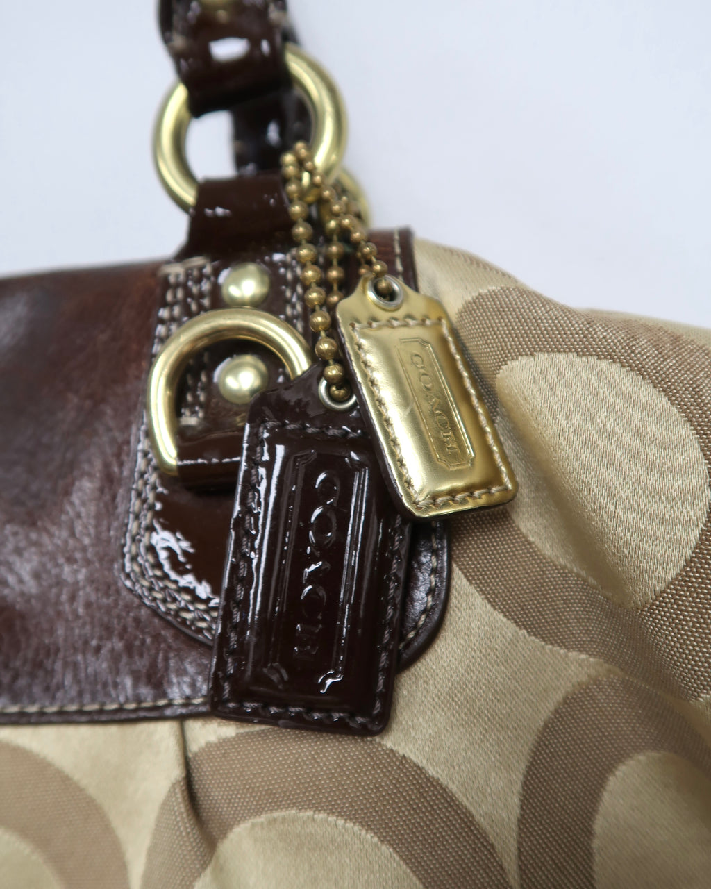Coach Madison Op Art Sabrina Satchel Bag