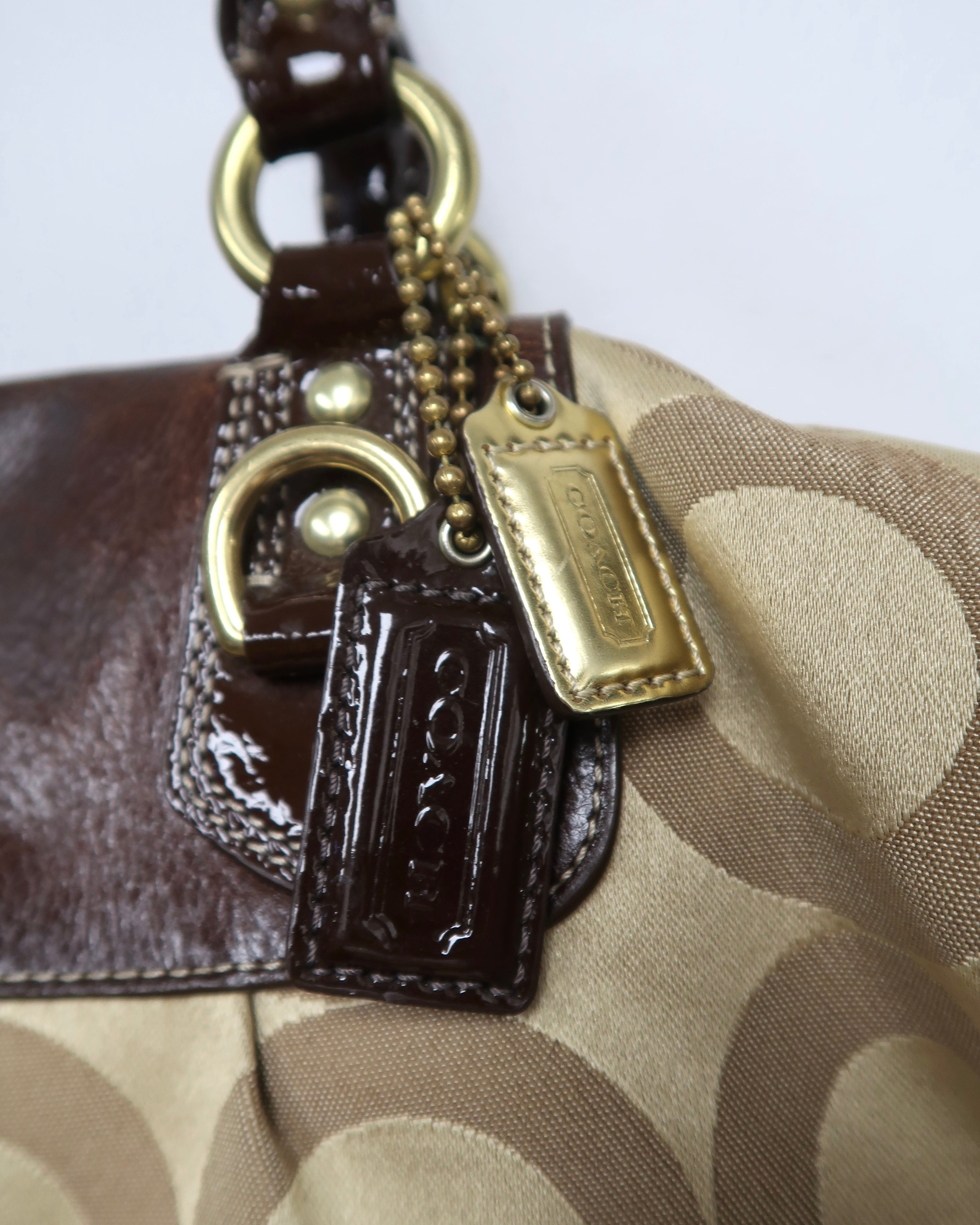 Coach Madison Op Art Sabrina Satchel Bag