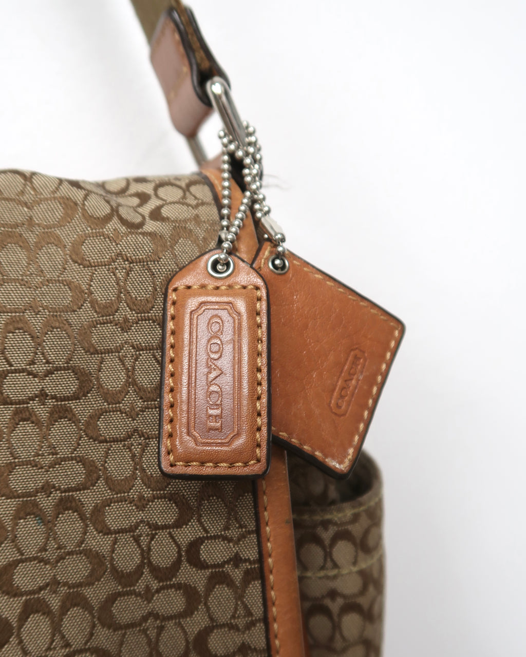 vintage Coach Signature Hudson Commuter Messenger Bag