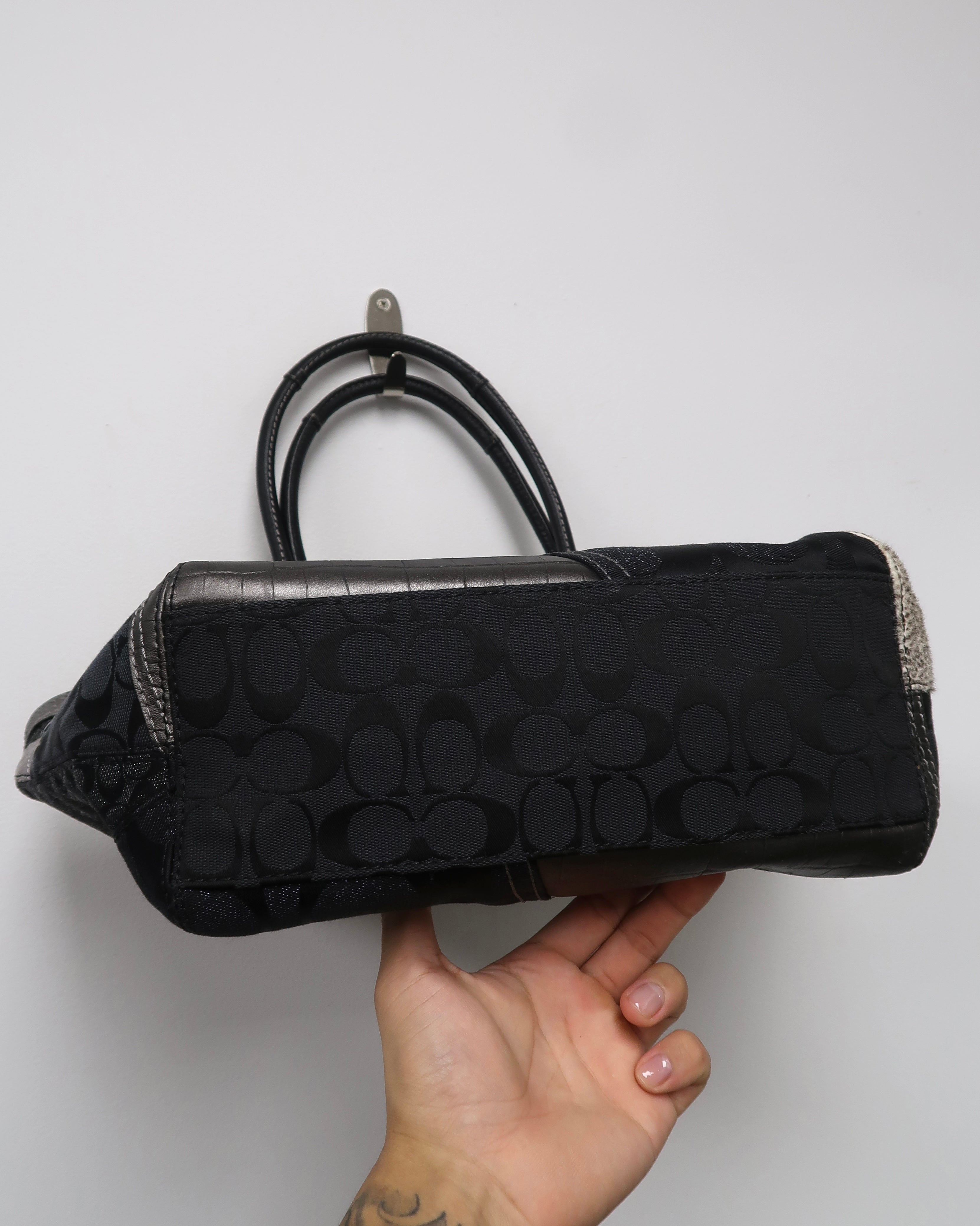 Coach Bleecker patchwork tote
