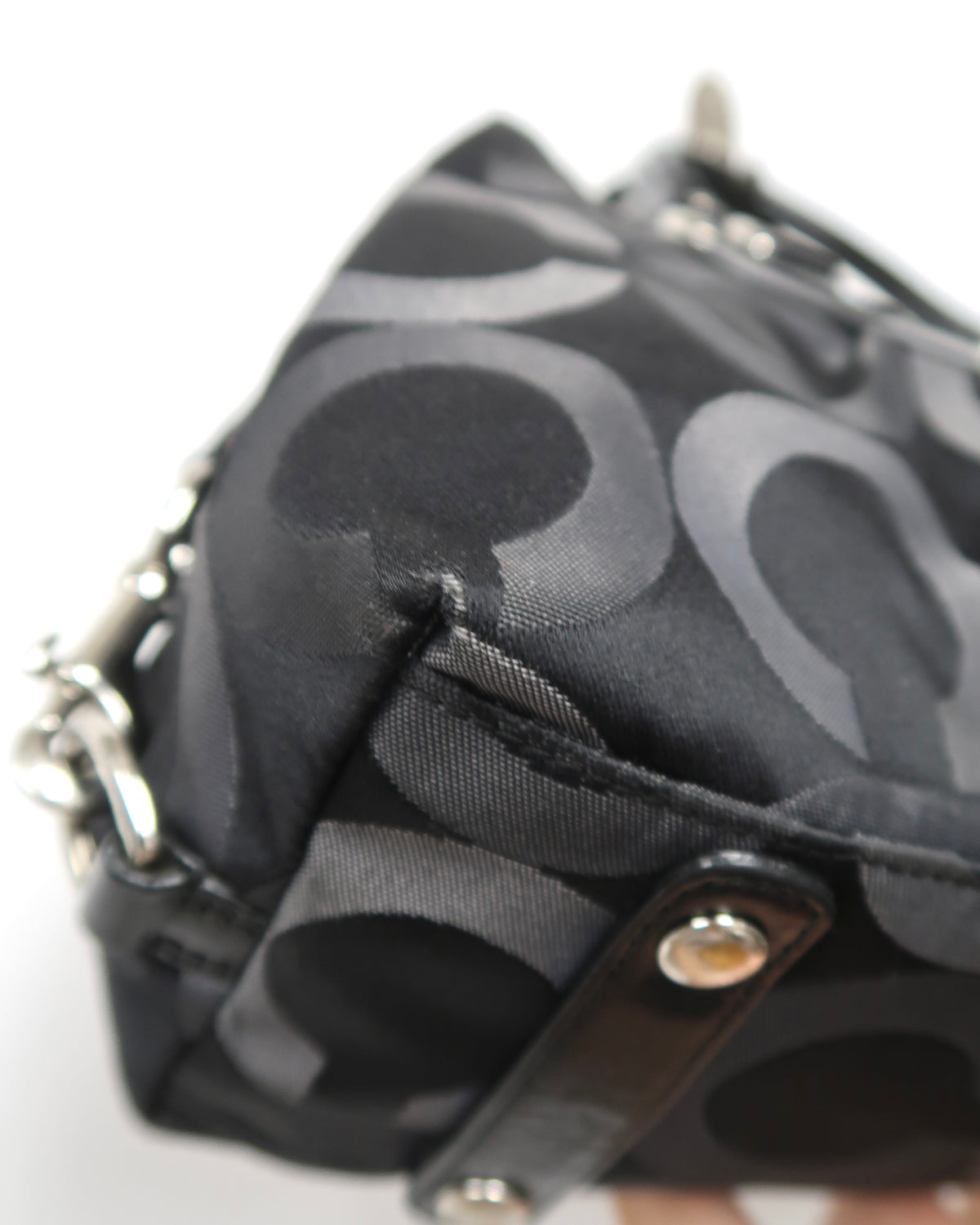 Coach Madison Op Art Sateen Sabrina Satchel