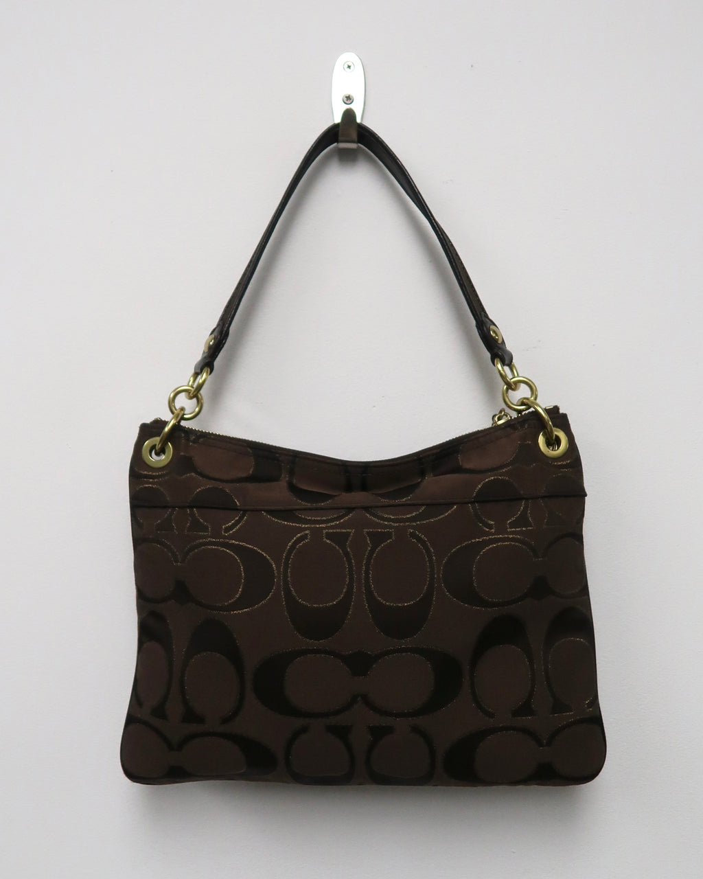 Coach Signature Poppy 2-Way Shoulder Bag