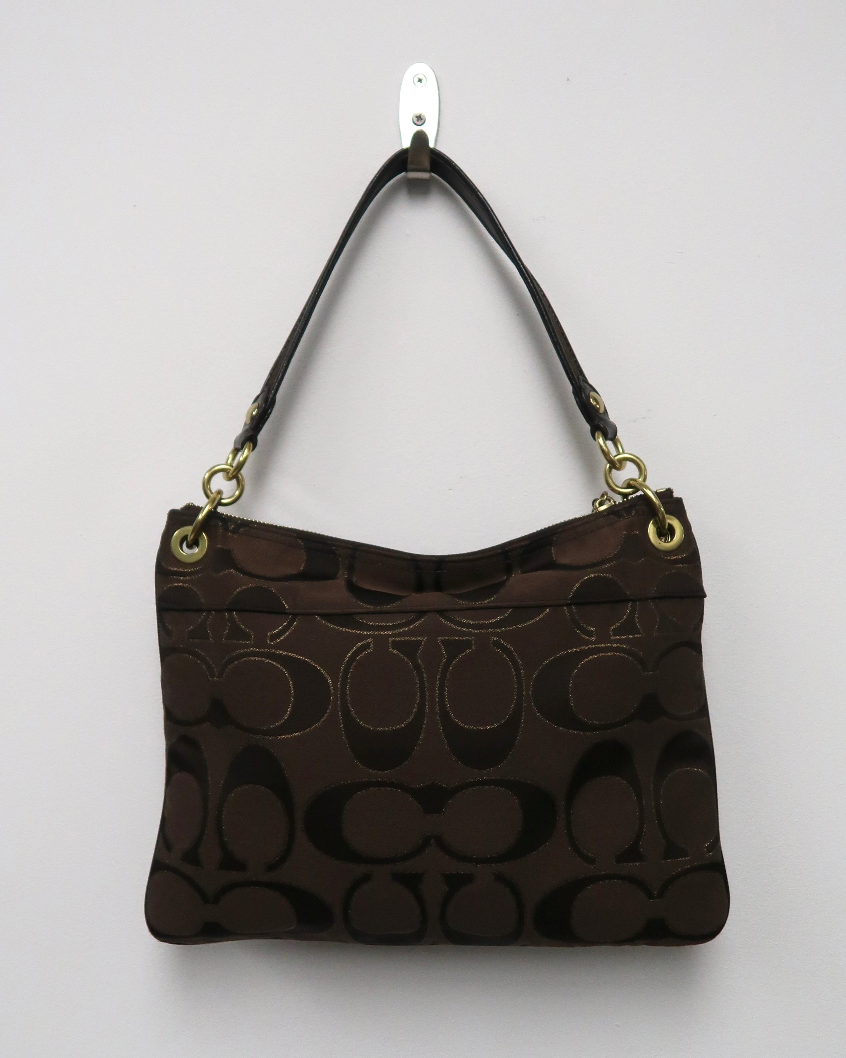 Coach Signature Poppy 2-Way Shoulder Bag