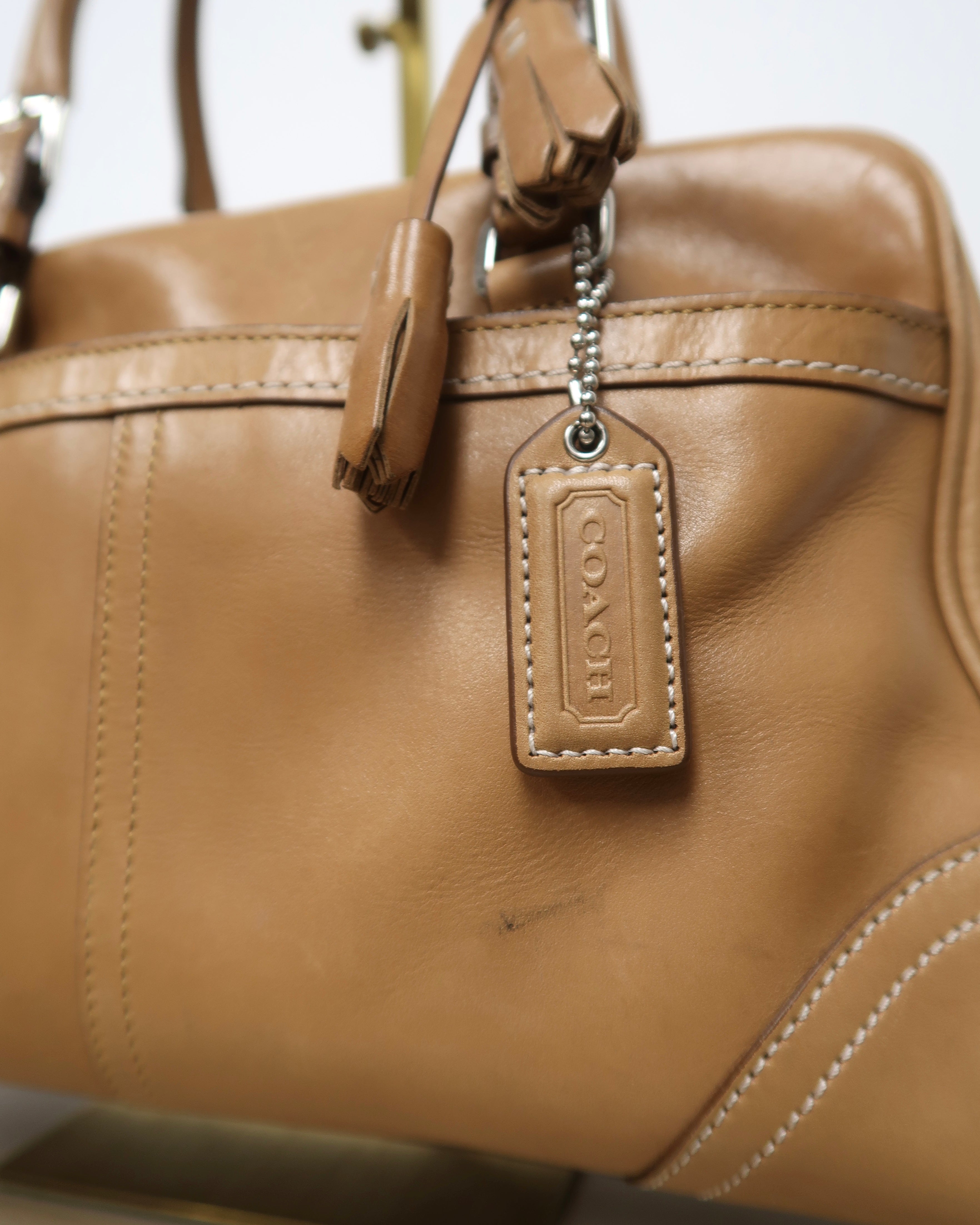 vintage Coach Hamptons satchel