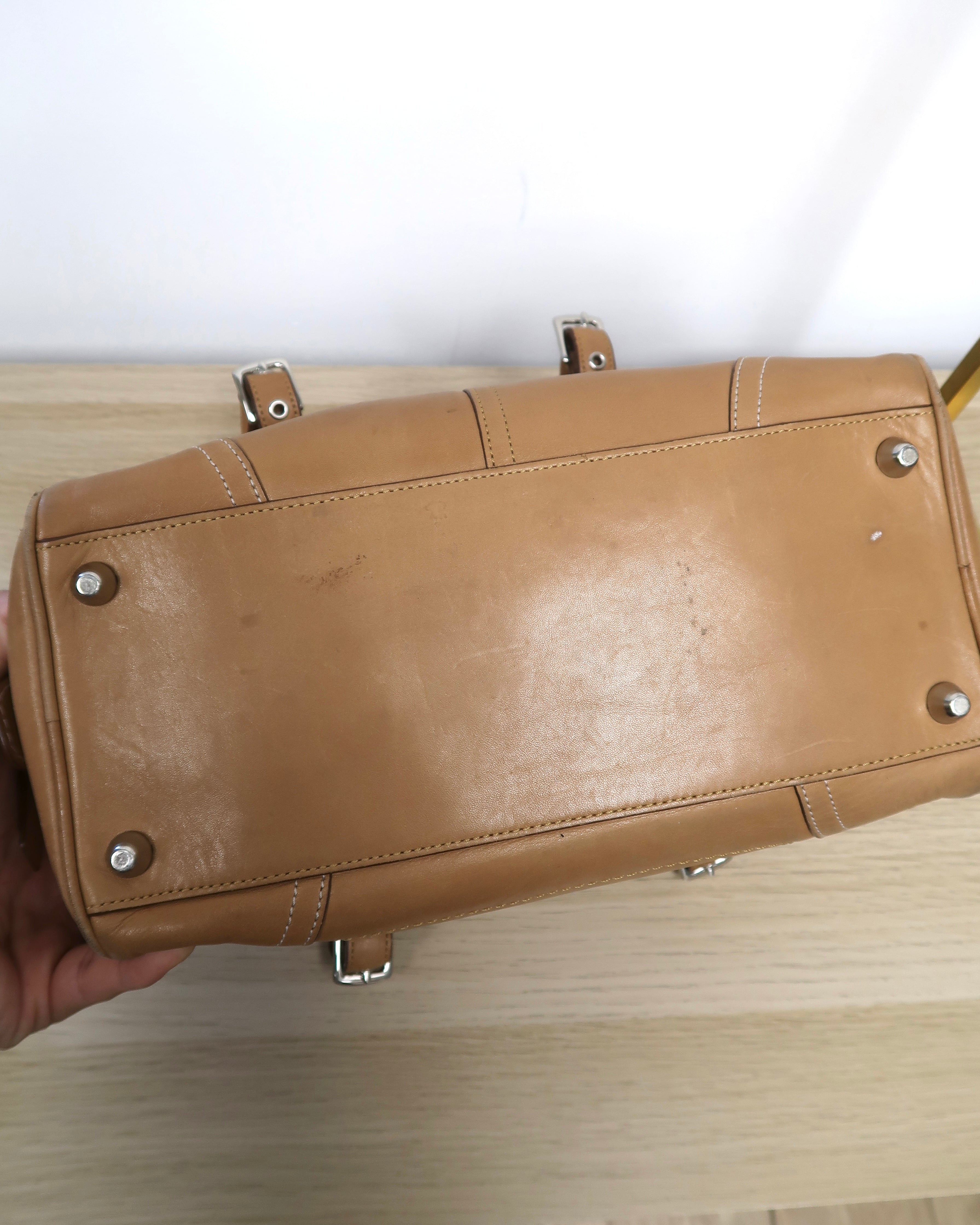 vintage Coach Hamptons satchel
