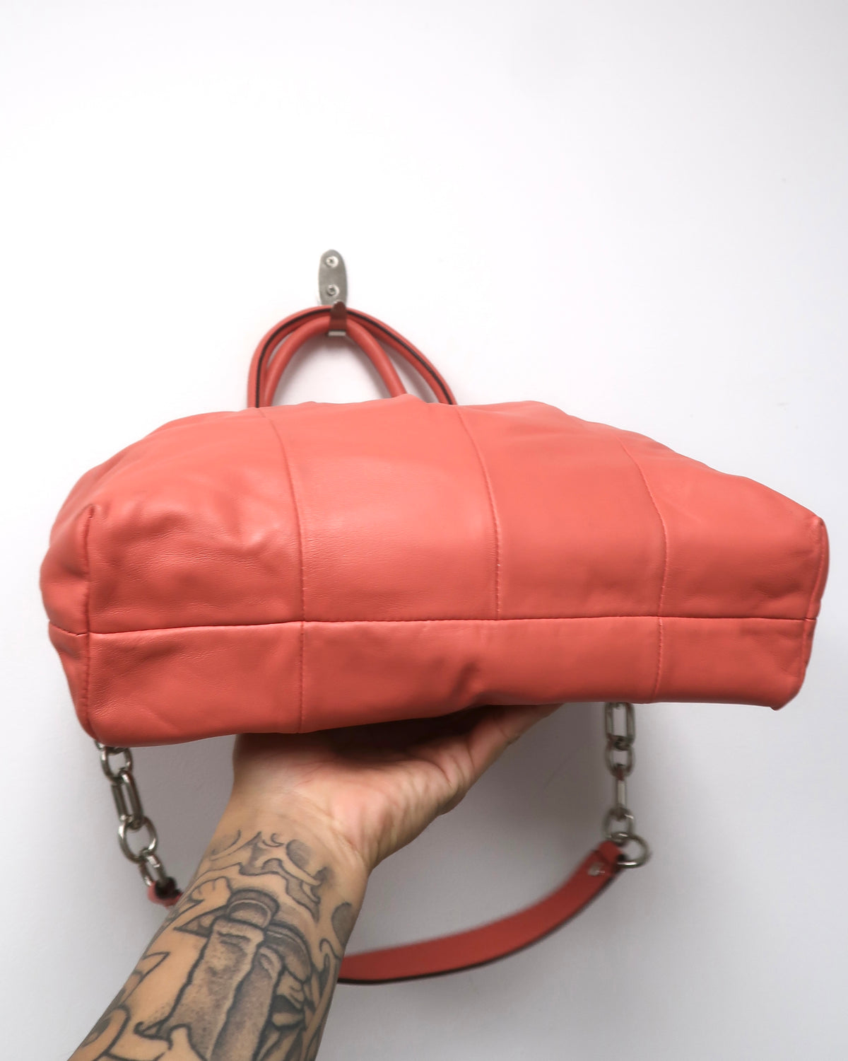 Coach Kristin Leather Pleated Satchel