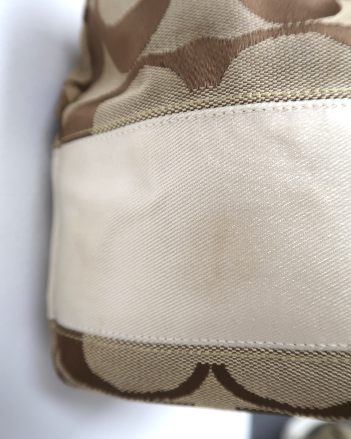 Coach Signature C canvas satchel
