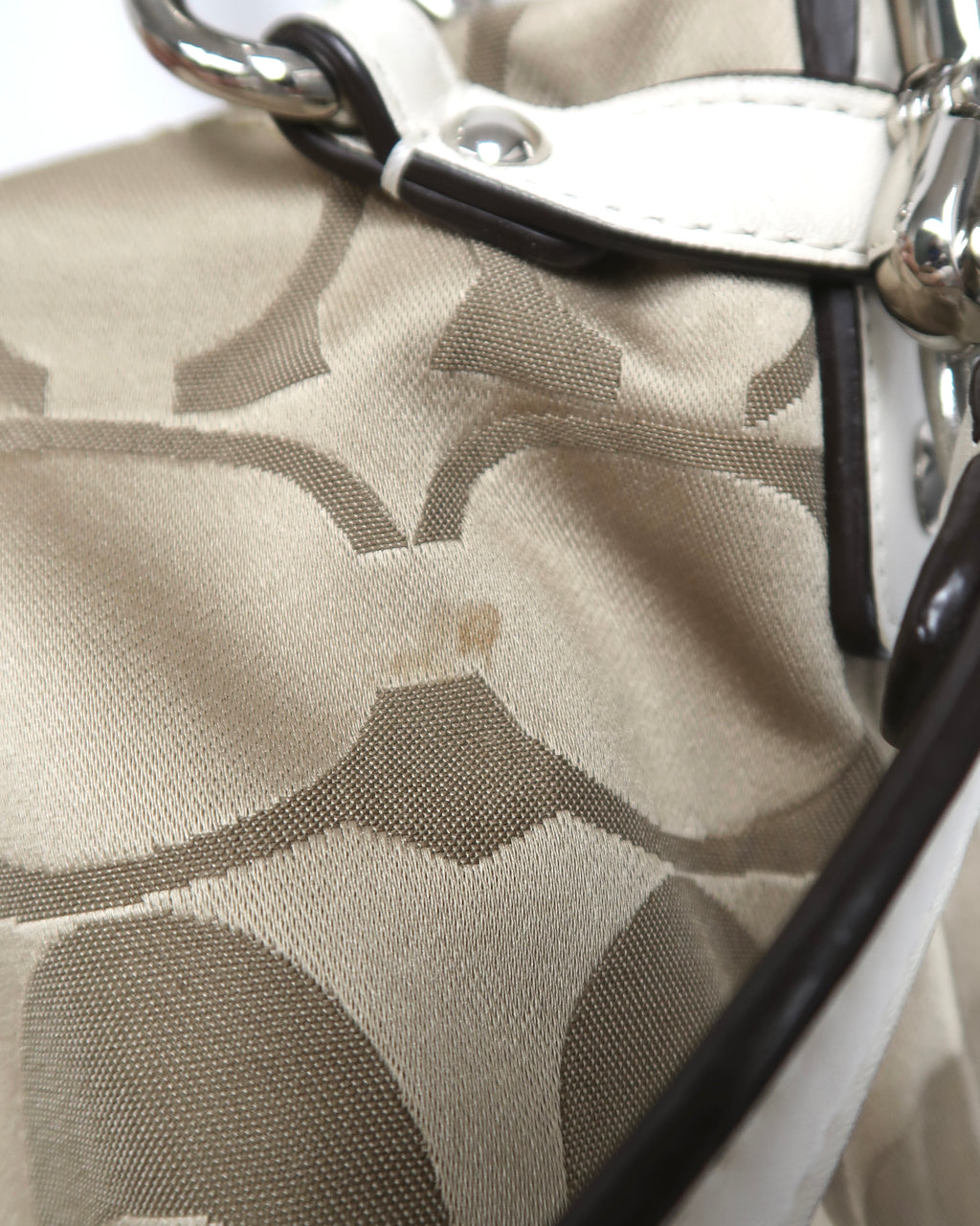 Coach Signature Sateen Brooke Hobo Bag