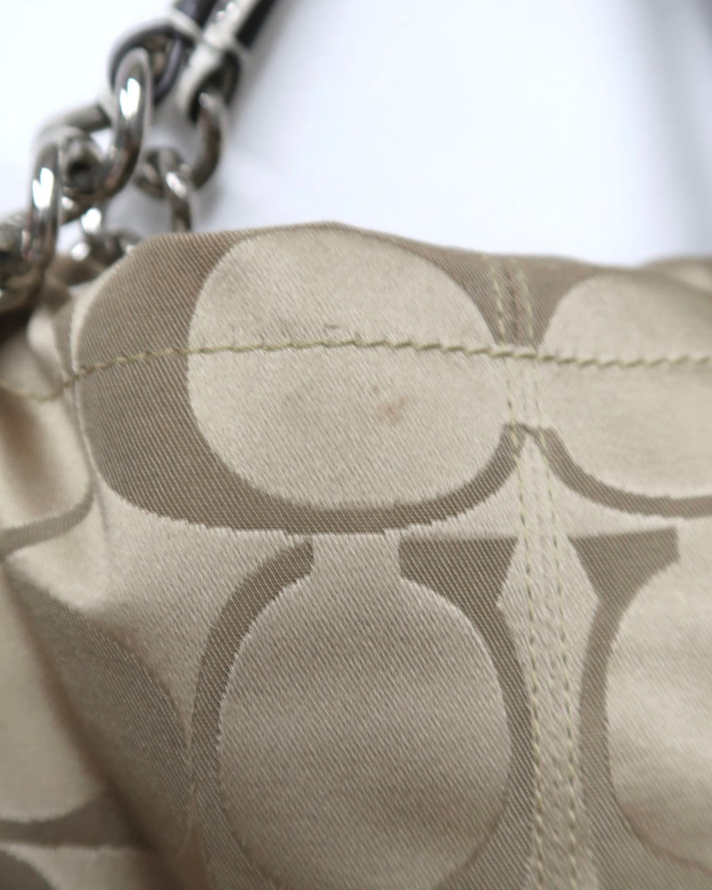 Coach Signature Sateen Brooke Hobo Bag