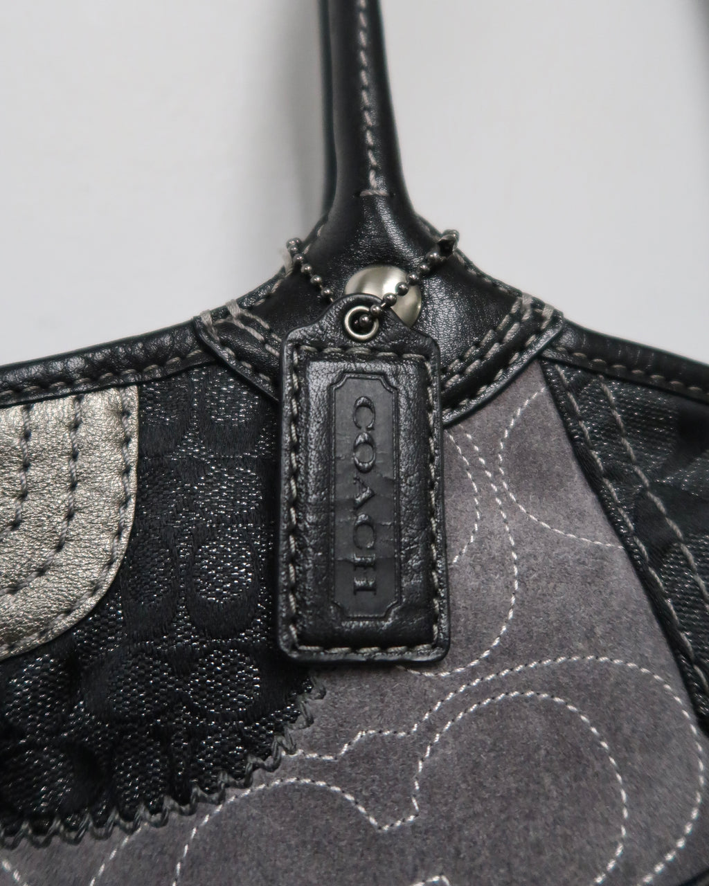 Coach Bleecker patchwork tote
