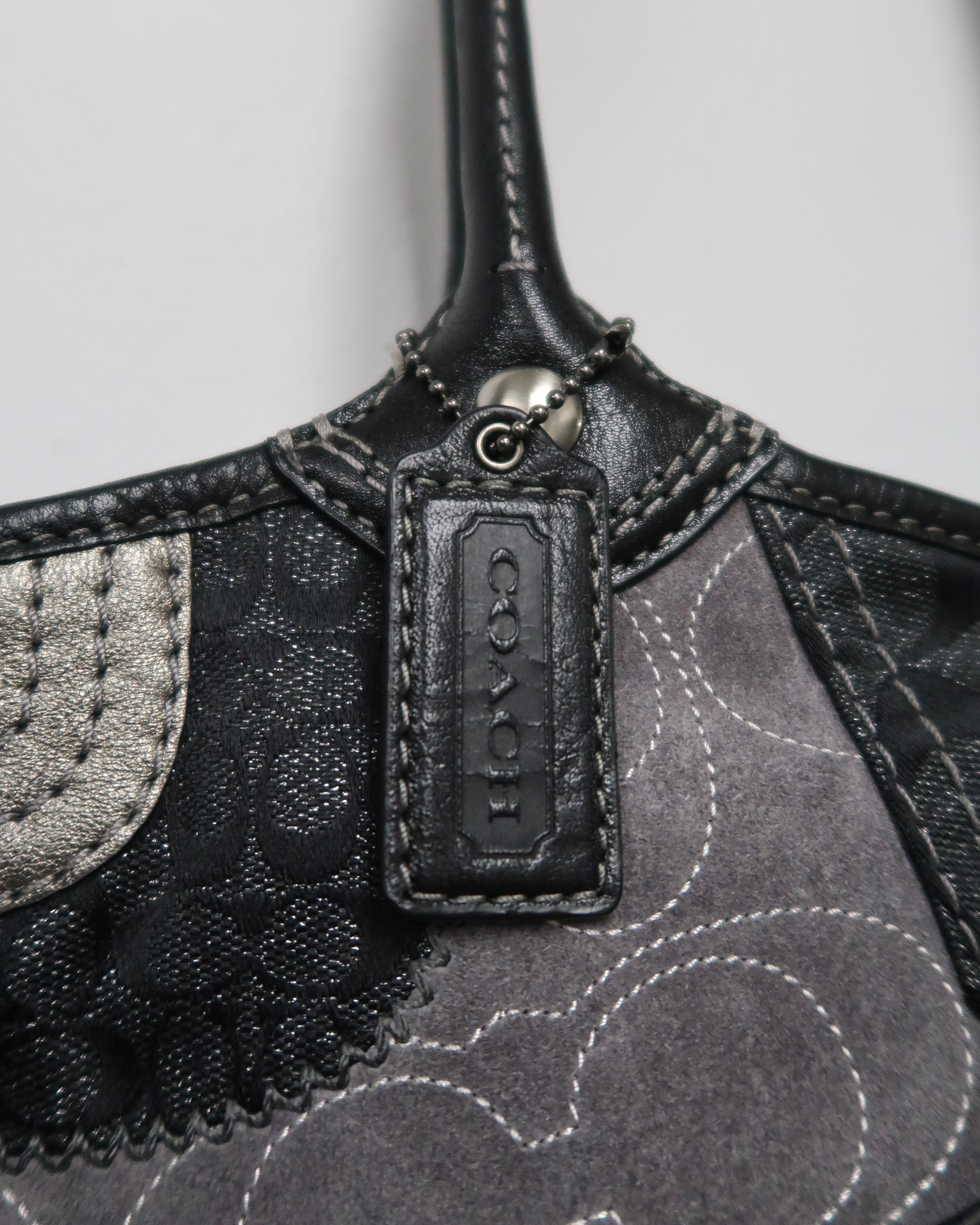 Coach Bleecker patchwork tote