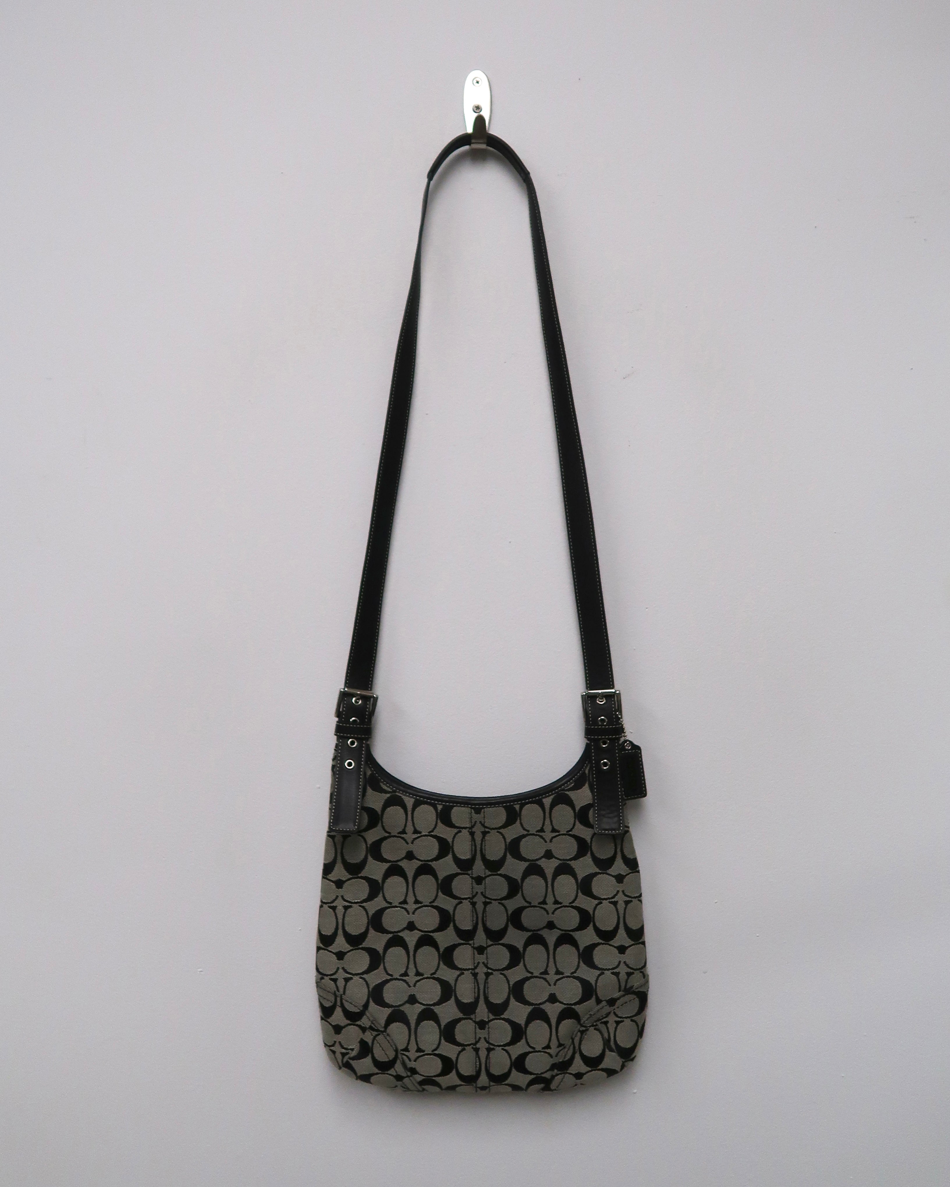 Coach signature hobo bag