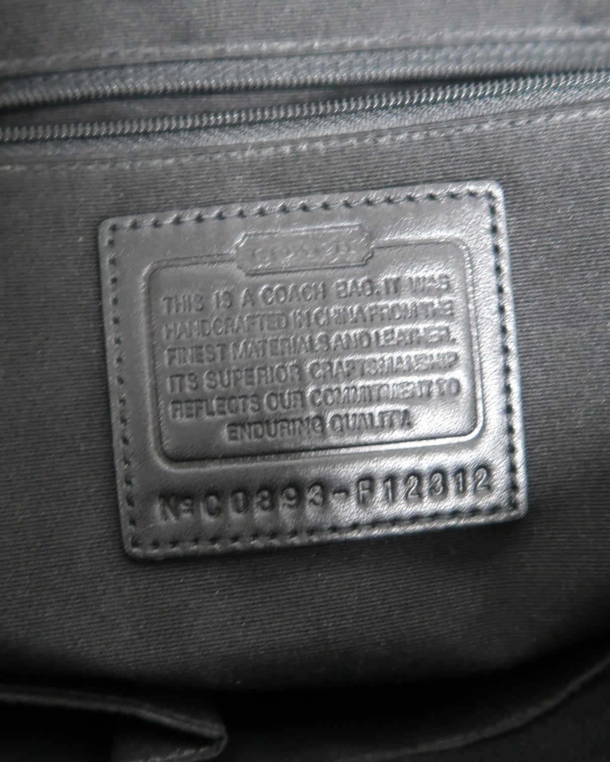 Coach Soho Black and Gray Signature Jacquard Flap Bag
