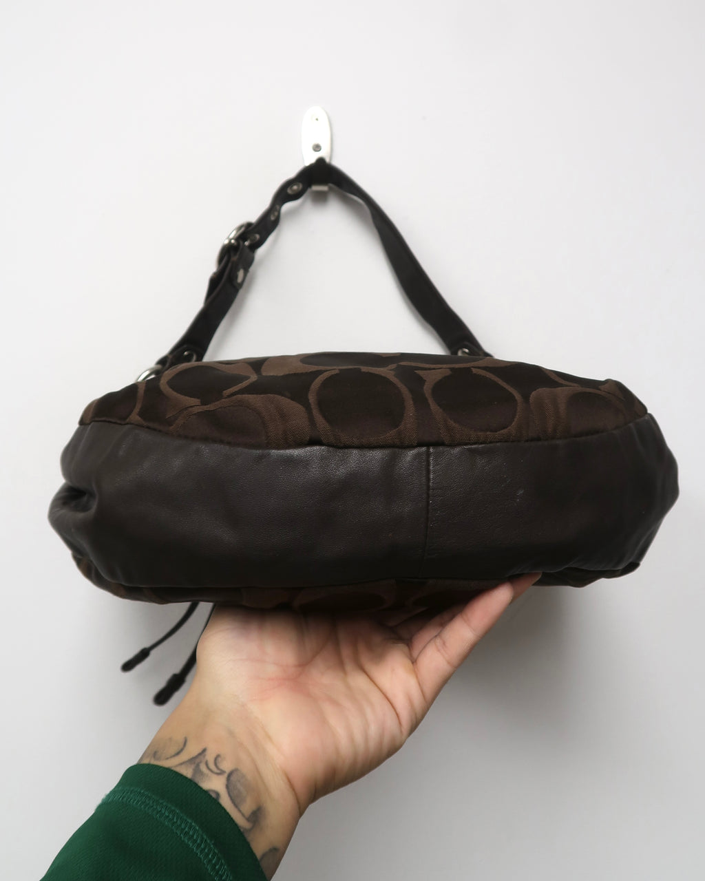 Coach Ali Signature Sateen Hobo Bag