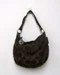 Coach Ali Signature Sateen Hobo Bag