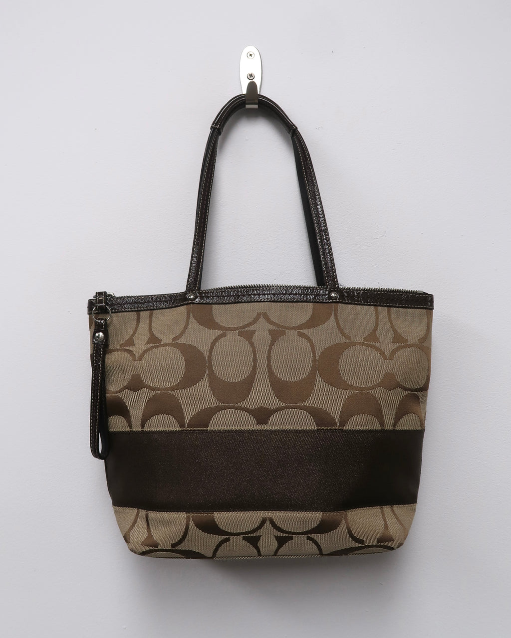 Coach Signature Stripe Tote
