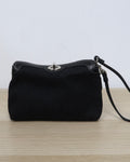 Y2K Coach Signature Jacquard Turnlock Wristlet