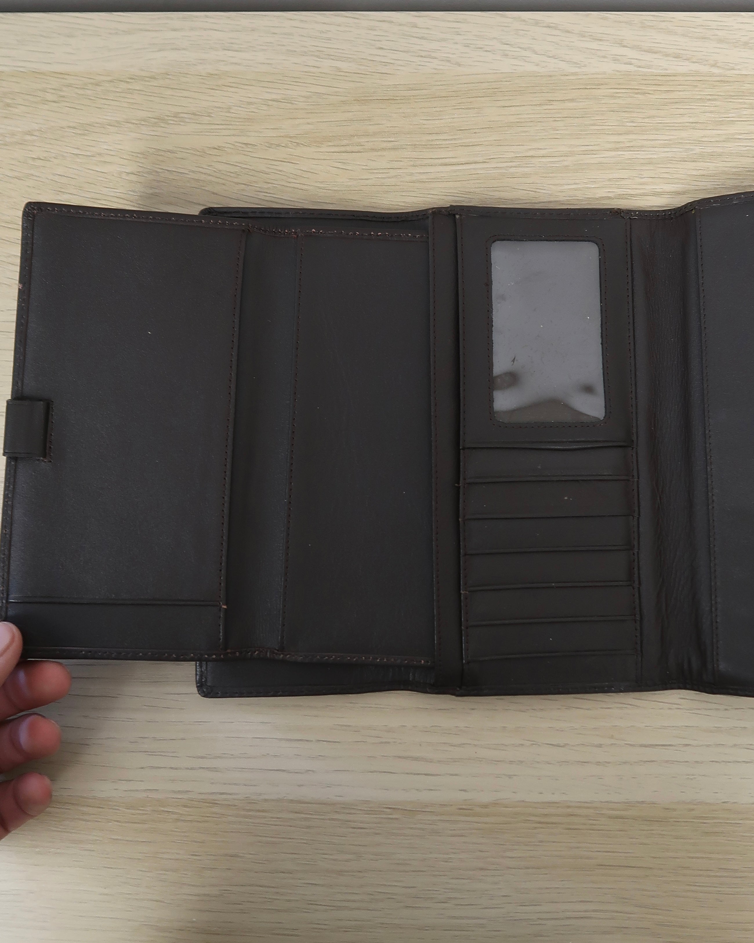 Coach Soho Signature Jacquard Checkbook Wallet