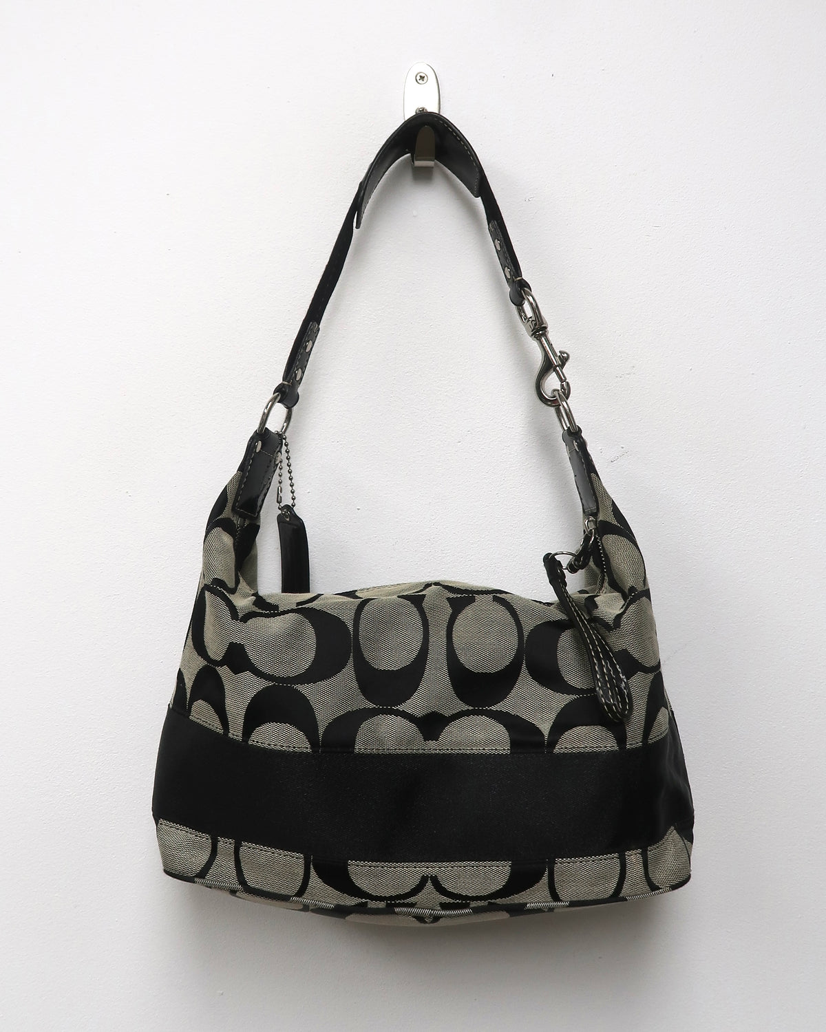 Vintage Coach Signature Stripe Hobo shoulder bag