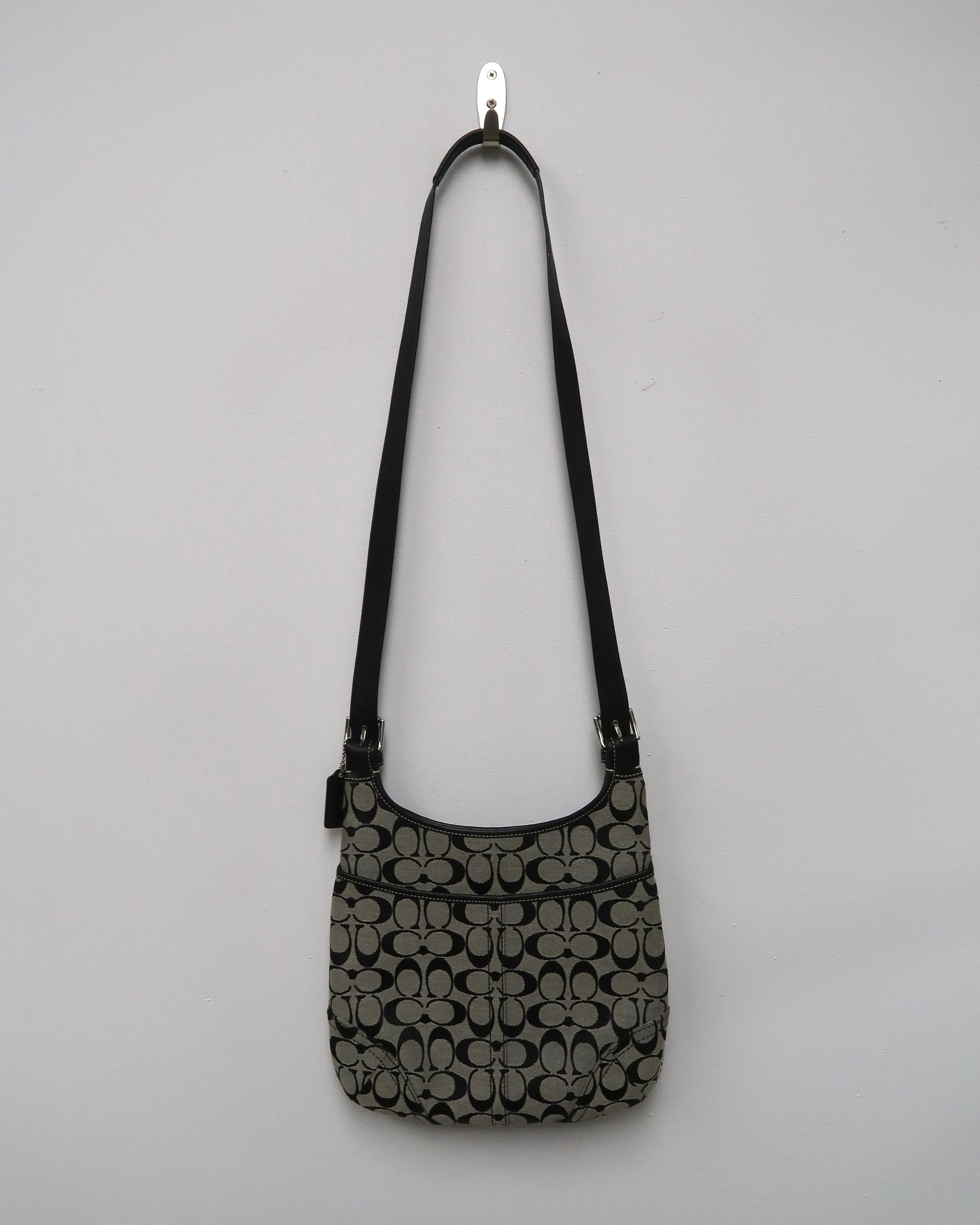Coach signature hobo bag