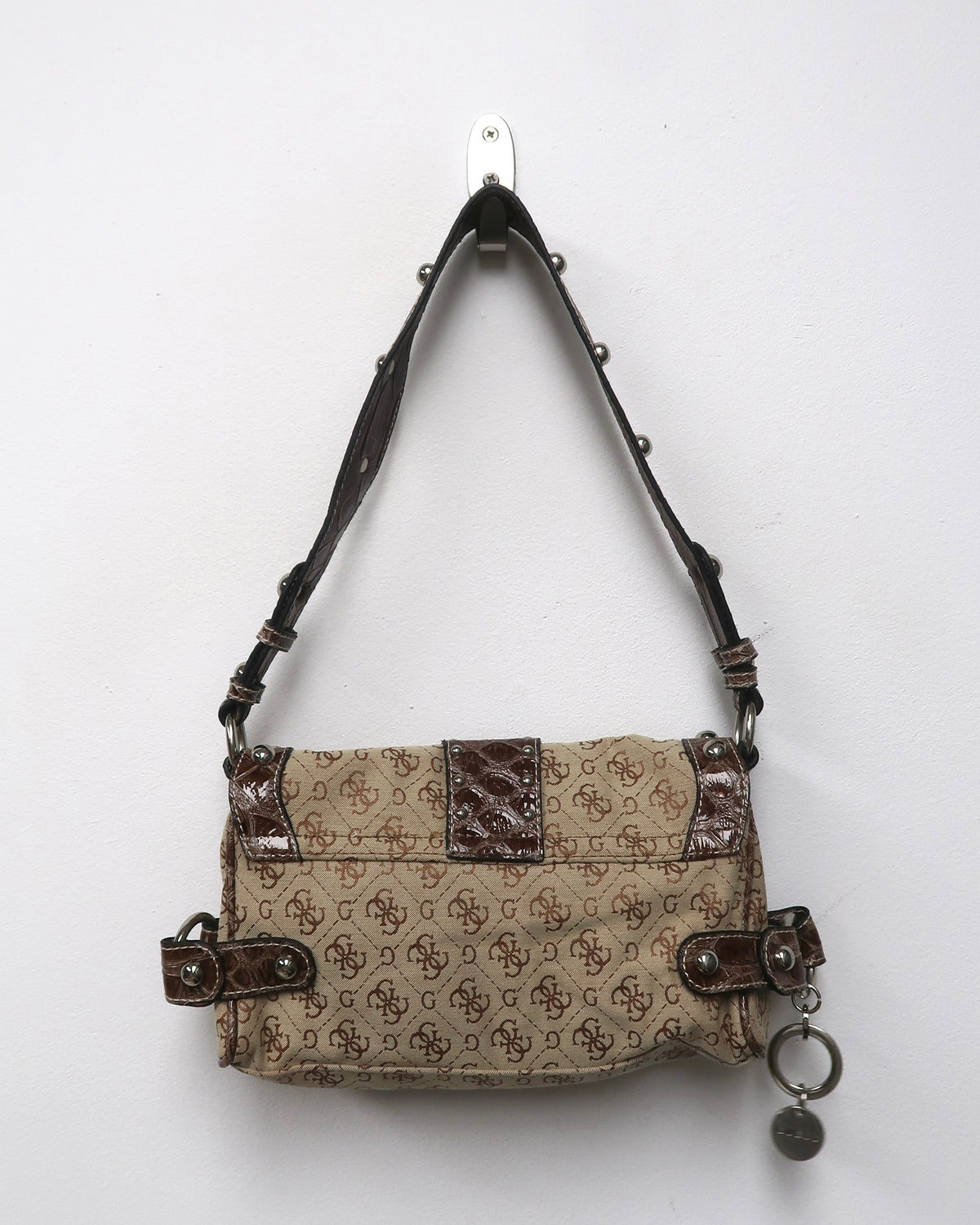 Y2K GUESS monogram shoulder