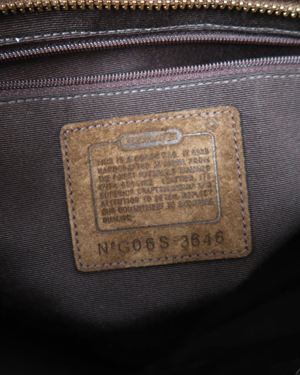 vintage Coach Soho signature canvas shoulder bag