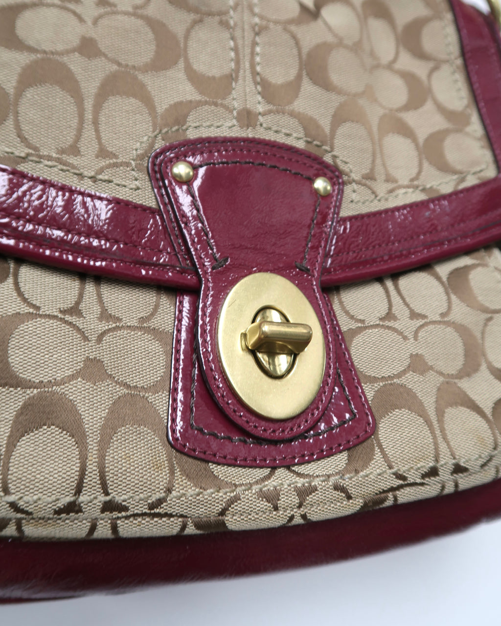 Coach Legacy Signature Shoulder Bag