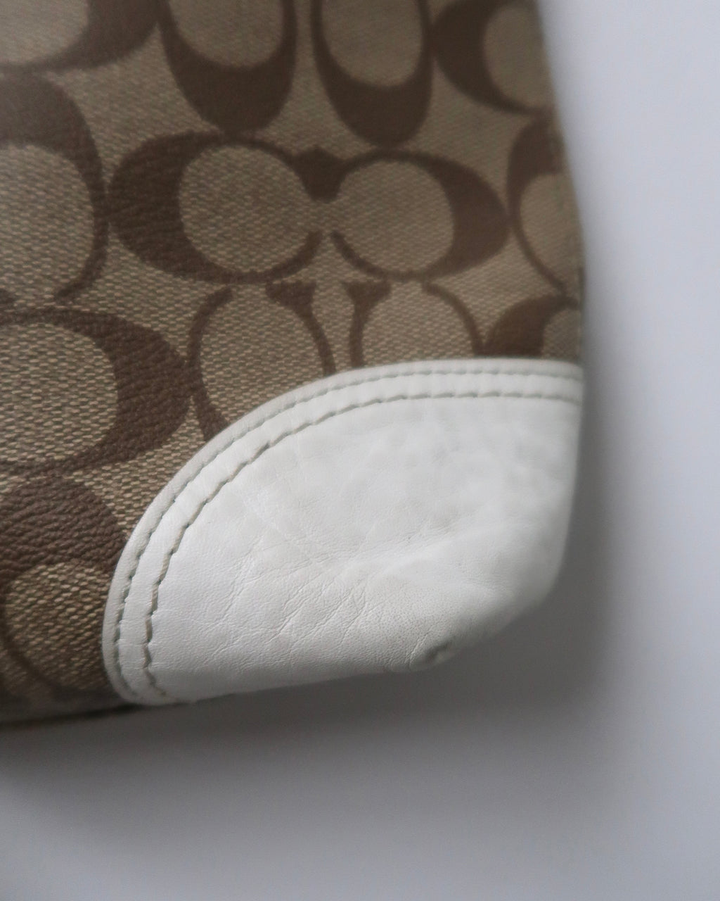 Coach Heritage Stripe Signature Tote