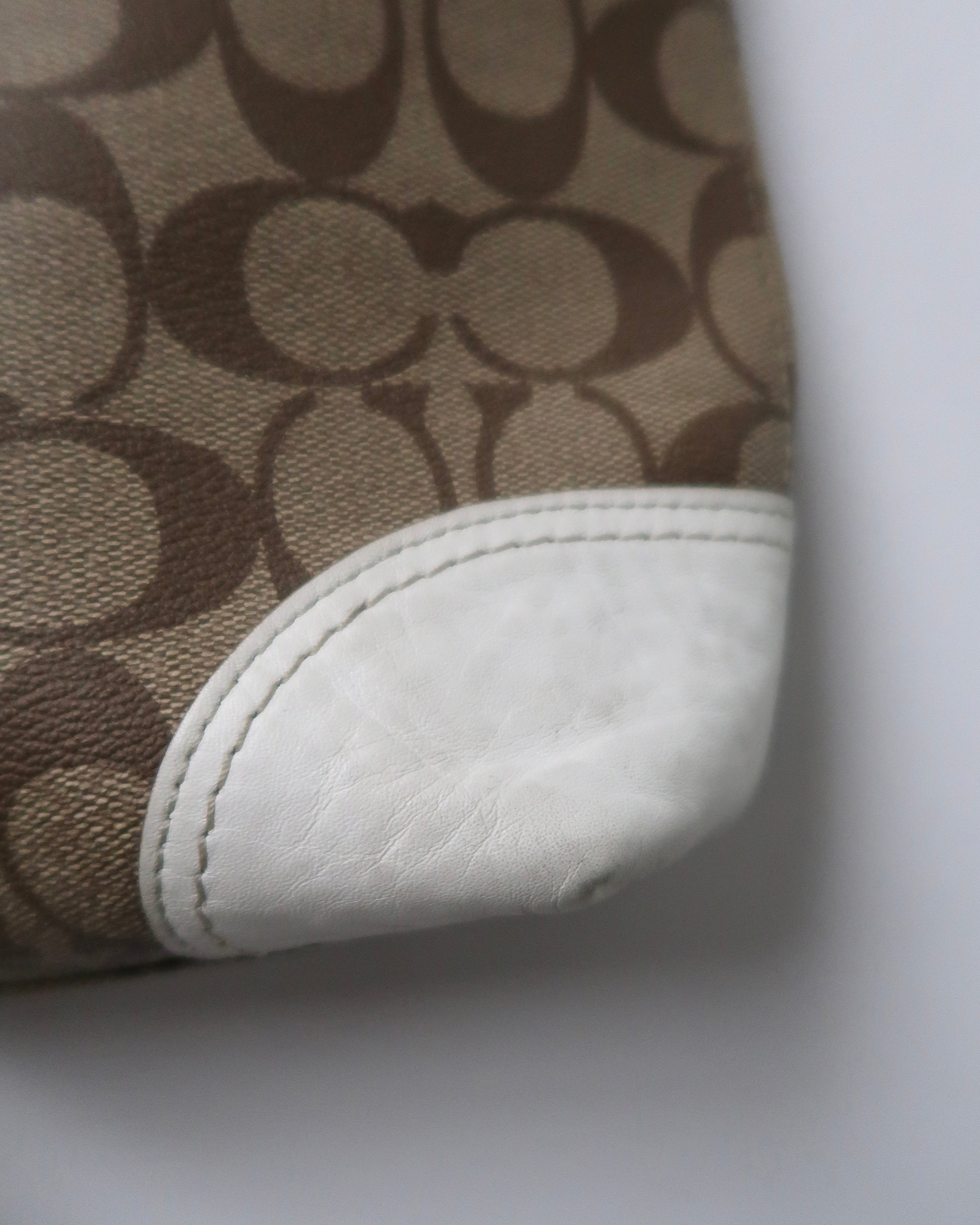 Coach Heritage Stripe Signature Tote