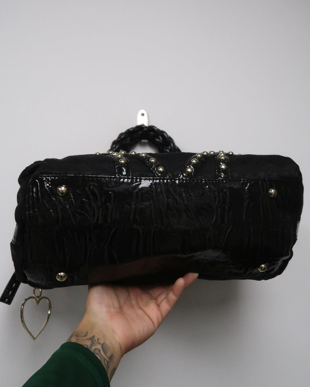 Vintage GUESS black satchel