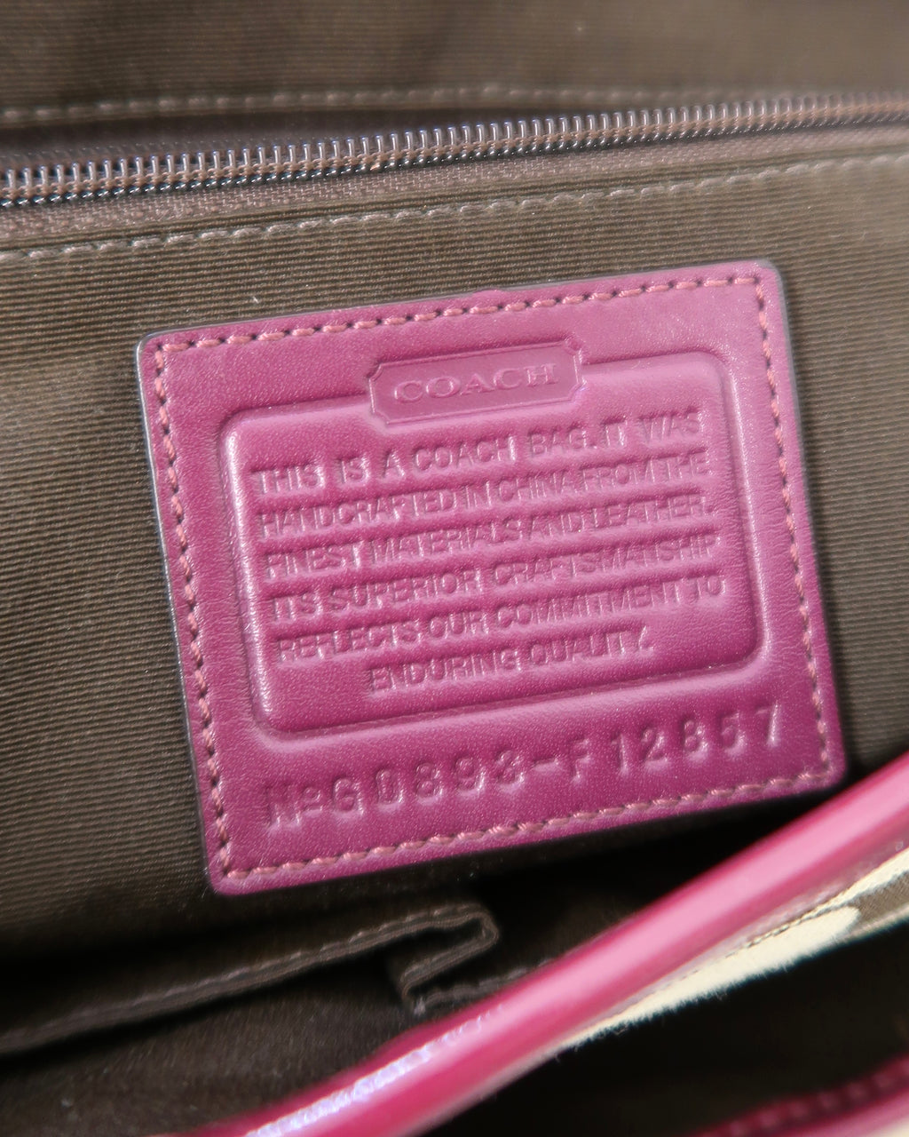 Coach Legacy Signature Shoulder Bag