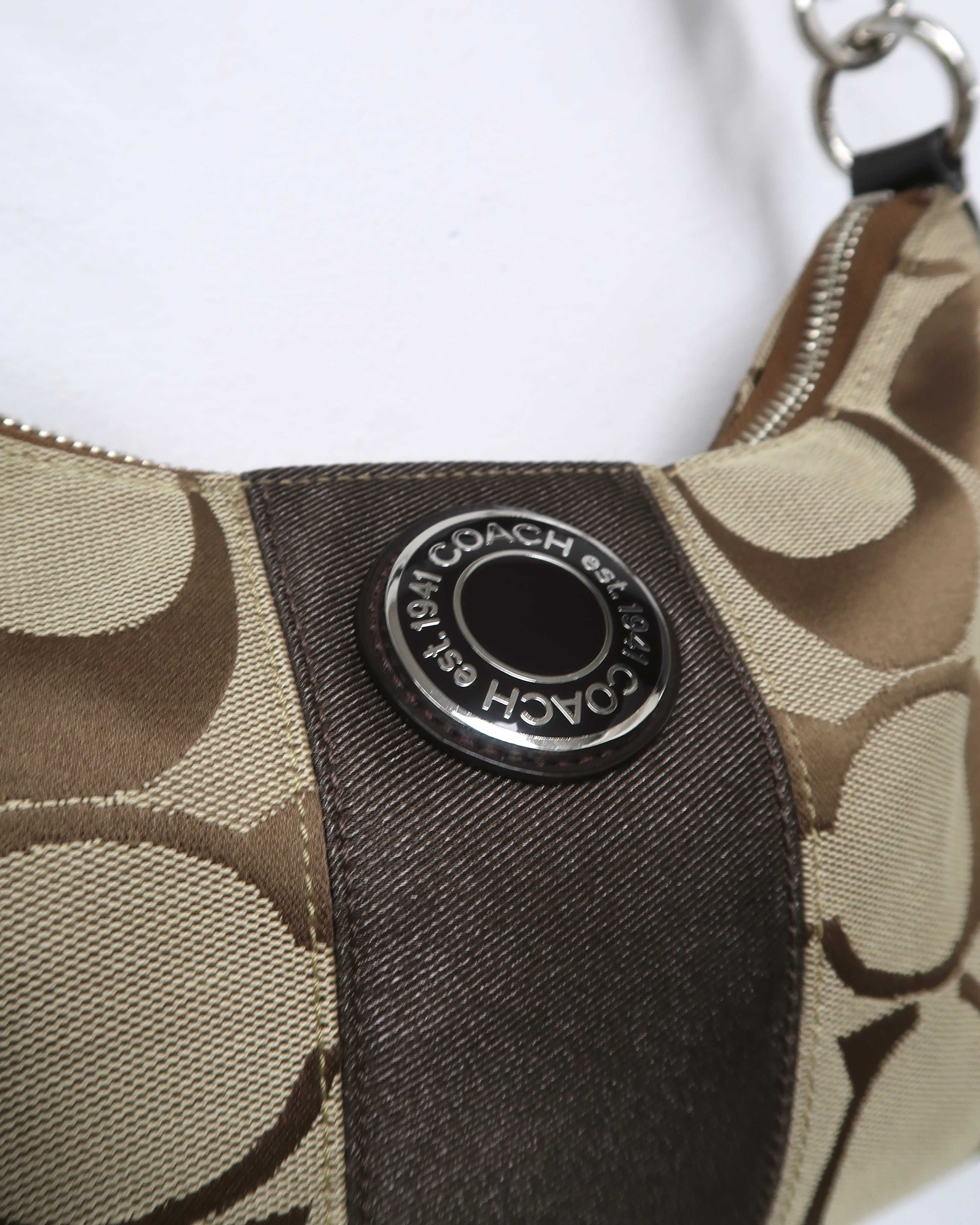 vintage Coach Signature Demi shoulder bag