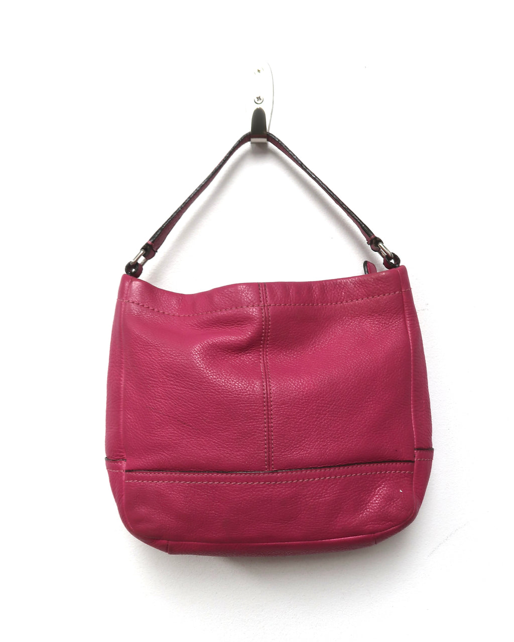 Coach leather shoulder hobo bag