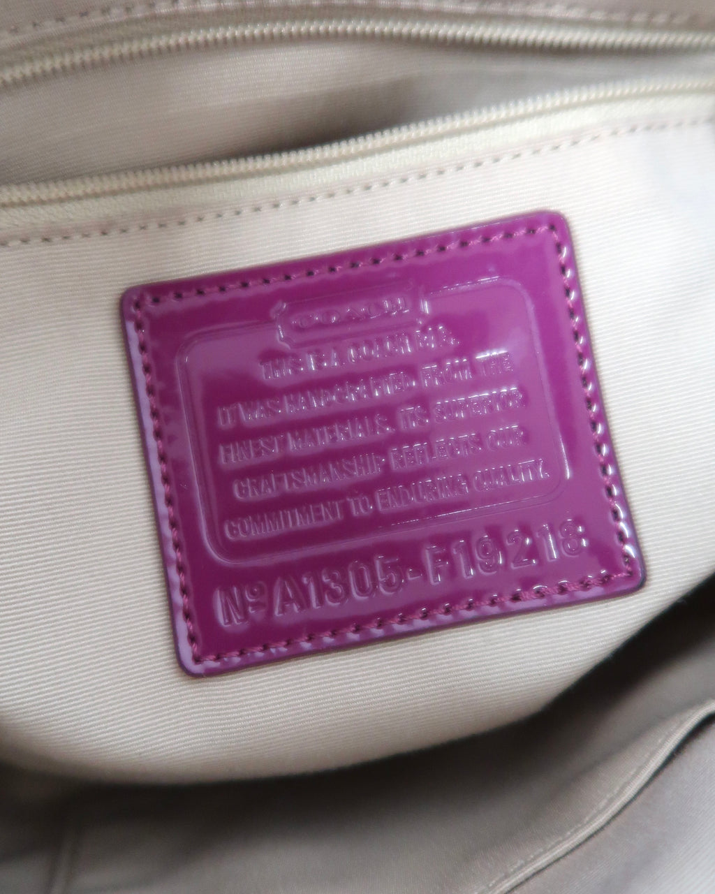 Coach Signature Stripe Demi Purse Bag