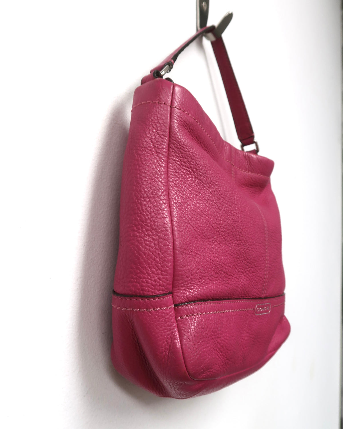 Coach leather shoulder hobo bag