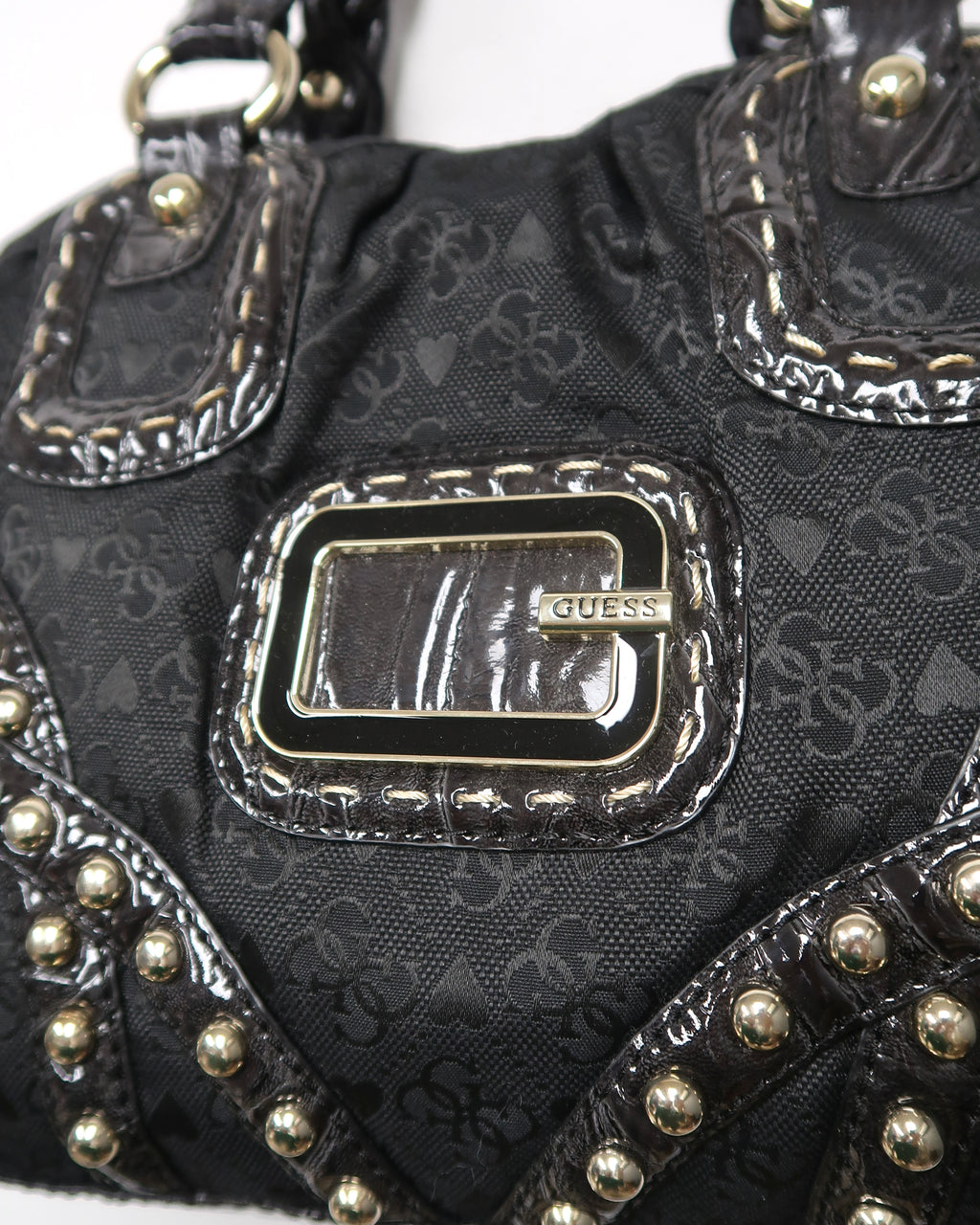 Vintage GUESS black satchel