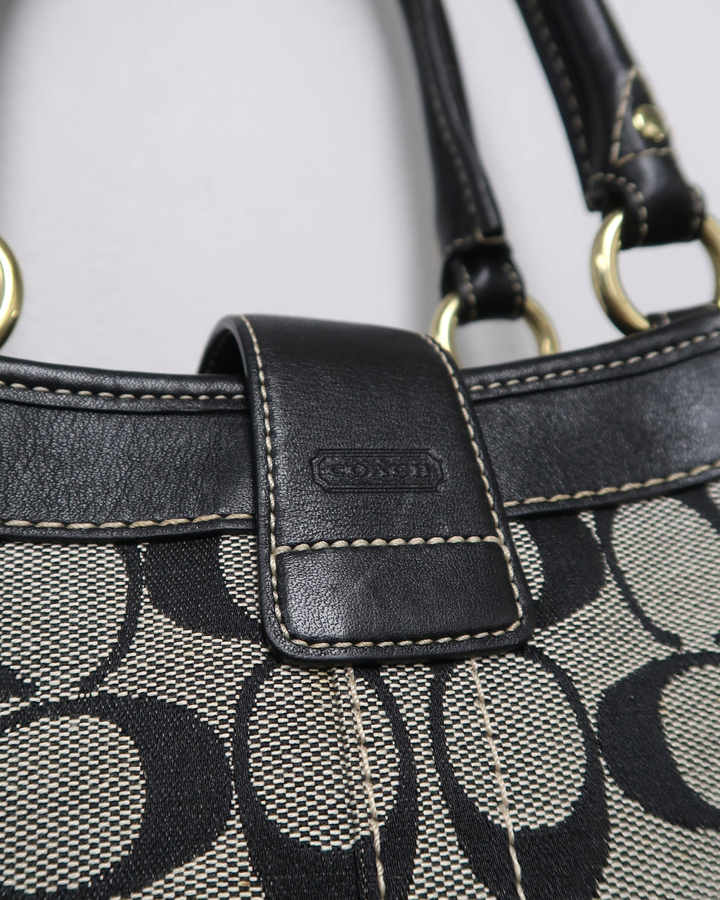 Vintage Coach Signature Hamptons handbag