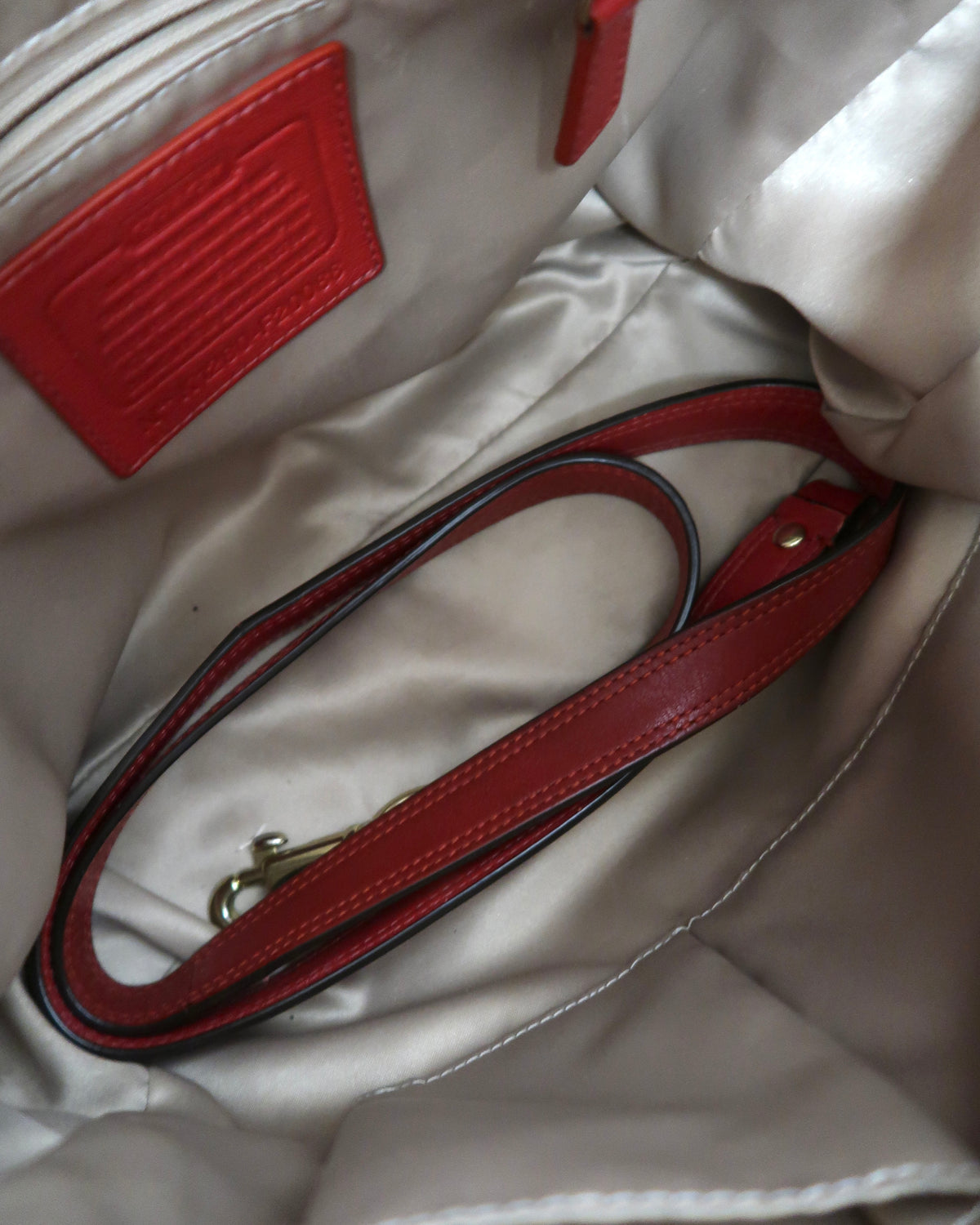 Vintage Coach Ashley Dotted Op Art Hobo Shoulder Bag